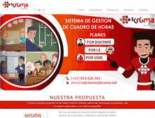 Tablet Screenshot of kruma.net